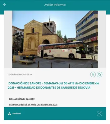 Ayllón Informa android App screenshot 1