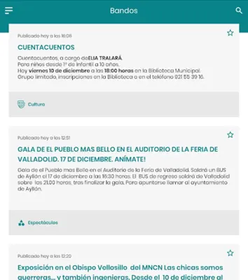 Ayllón Informa android App screenshot 2